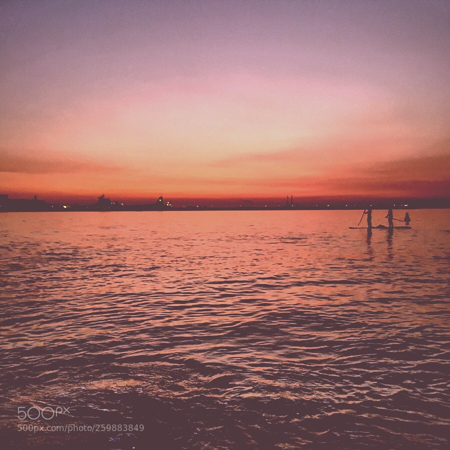 Apple iPhone 6s sample photo. Sunset sup at scotsman photography