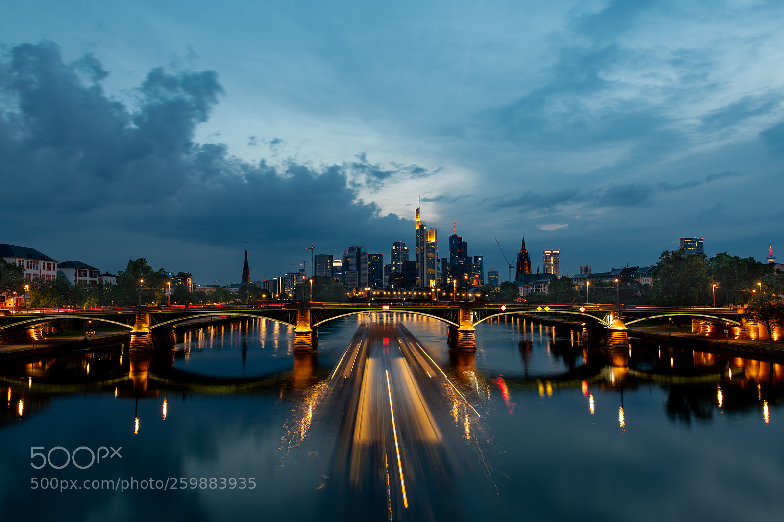 Nikon D850 sample photo. Frankfurt skyline photography