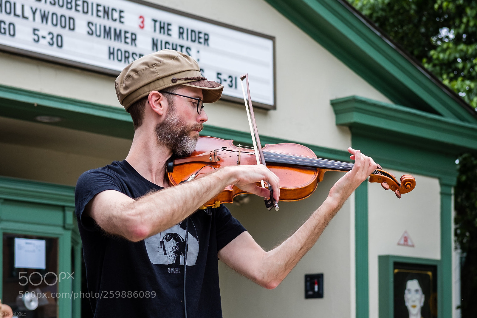 Fujifilm X-E3 sample photo. Violinist photography