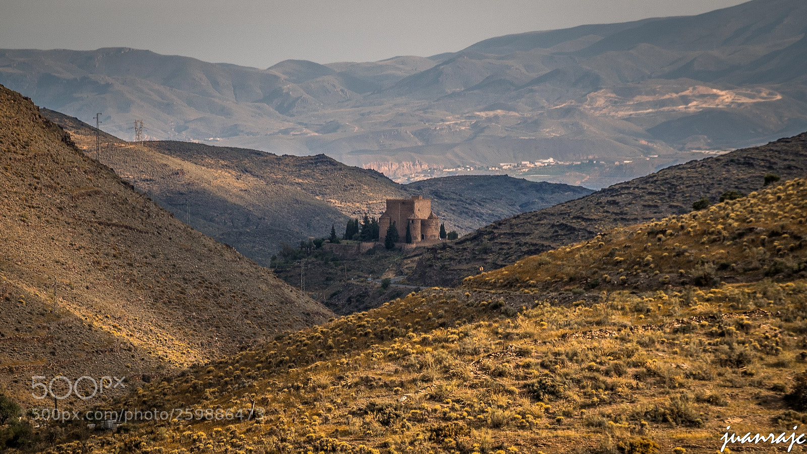 Pentax K-50 sample photo. Castillo de gérgal photography