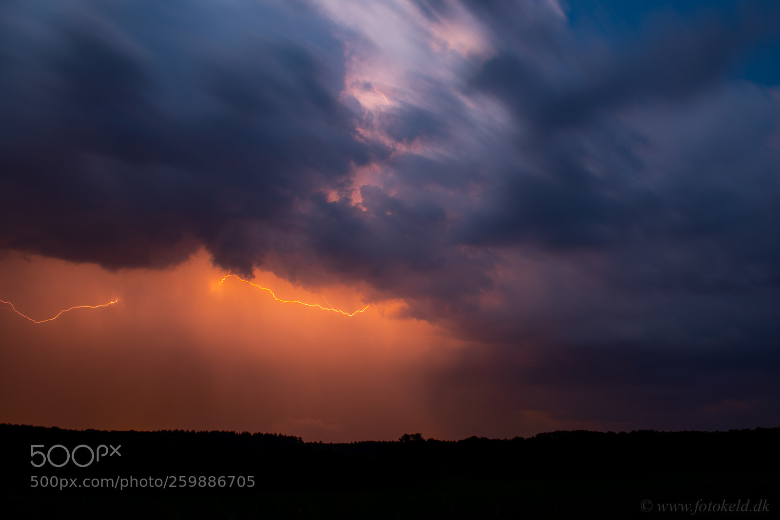 Nikon D850 sample photo. Thunder and lightning photography