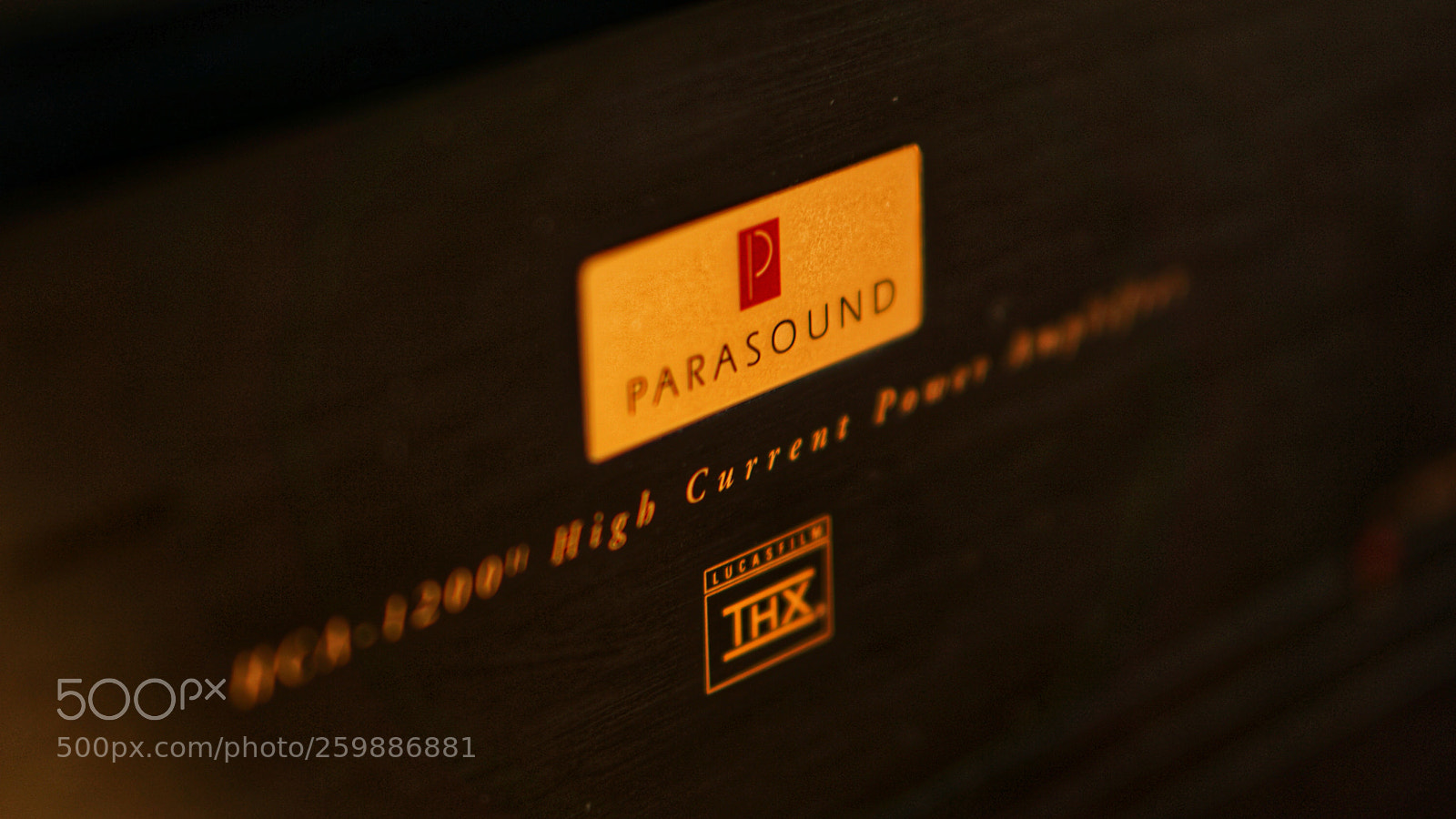 Sony a6000 sample photo. Parasound amplifier photography