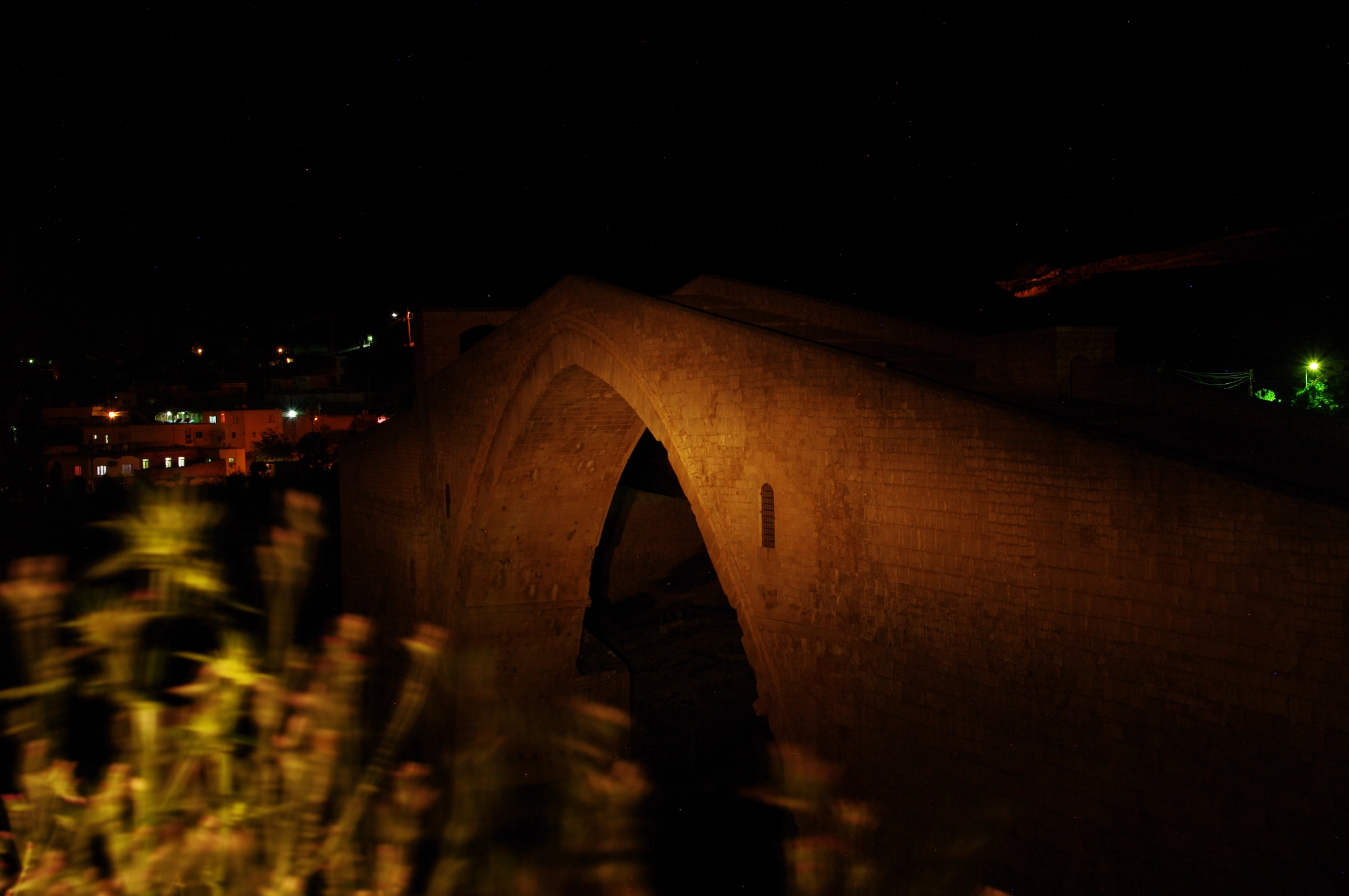 Pentax K-7 sample photo. Brigde and night photography