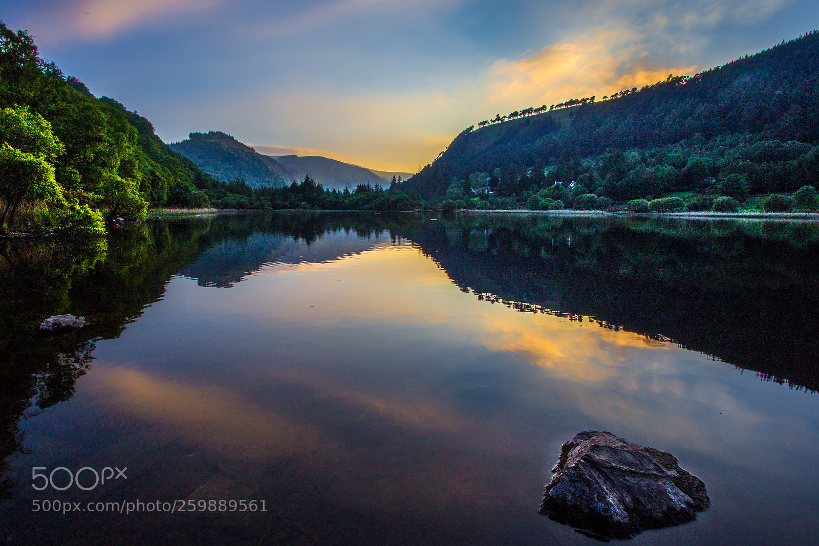 Canon EOS 6D sample photo. Glendalough lower lake photography