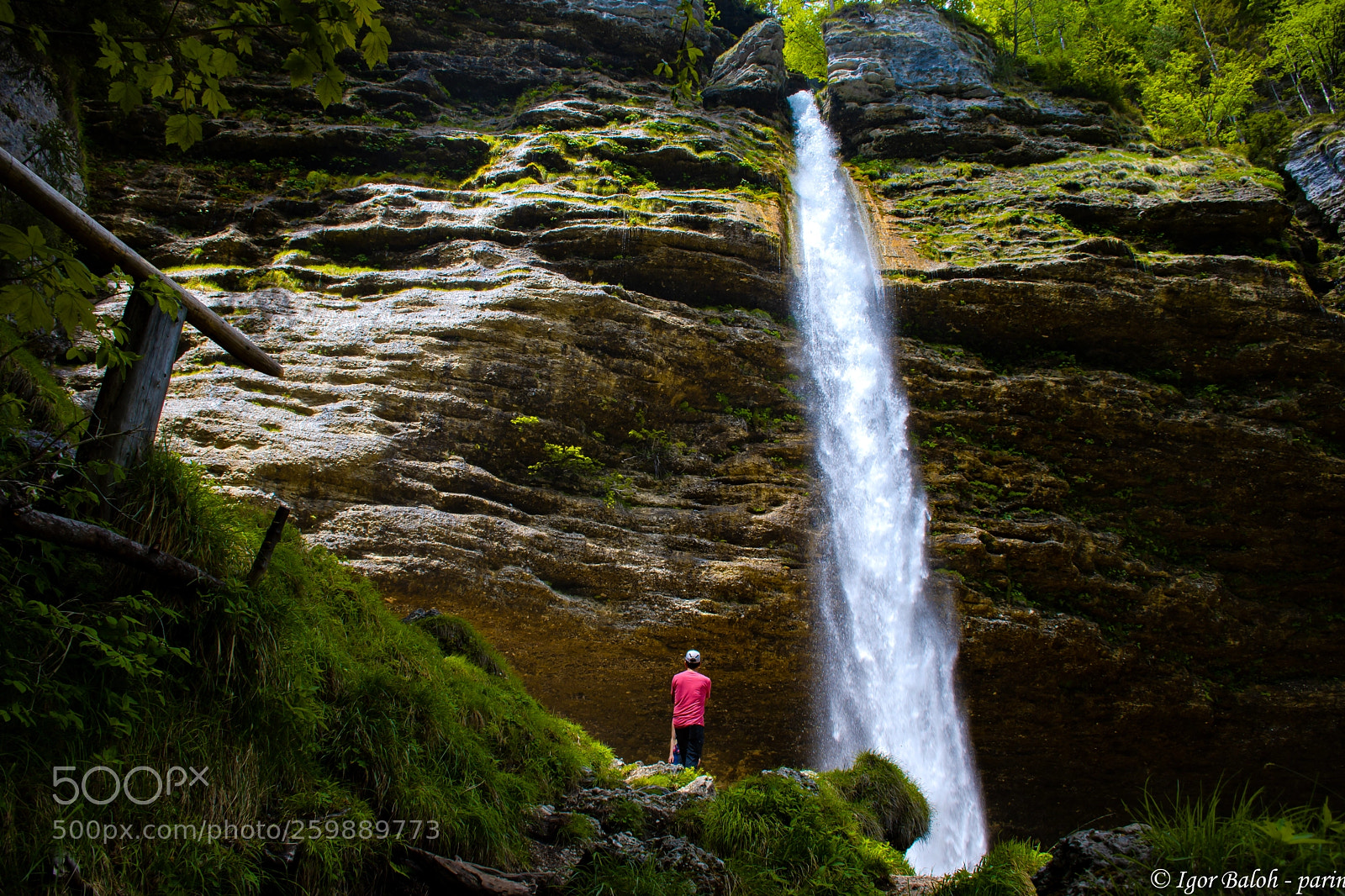 Nikon D5500 sample photo. Waterfall peričnik photography