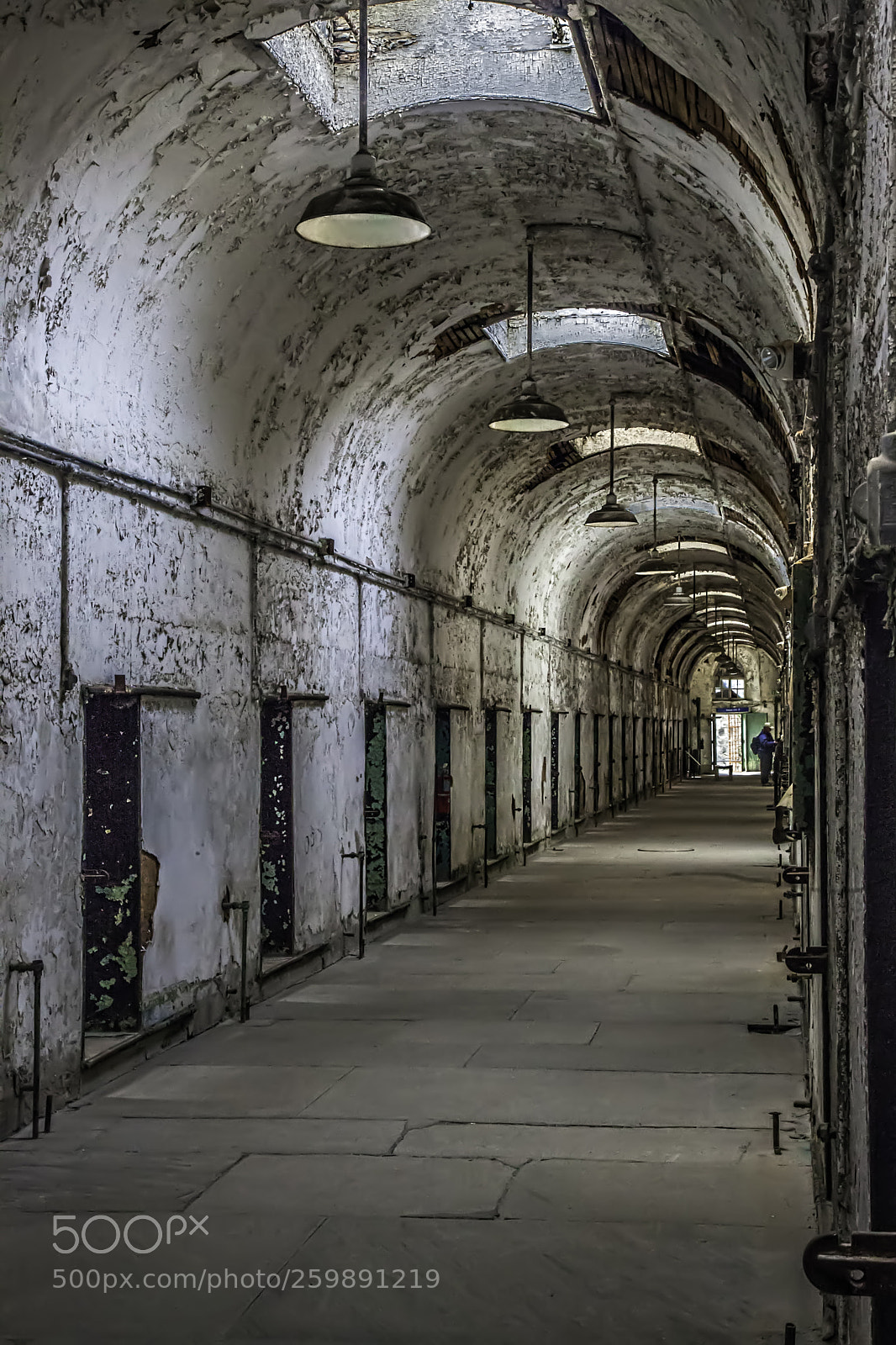 Canon EOS 5D Mark II sample photo. Eastern state prison photography