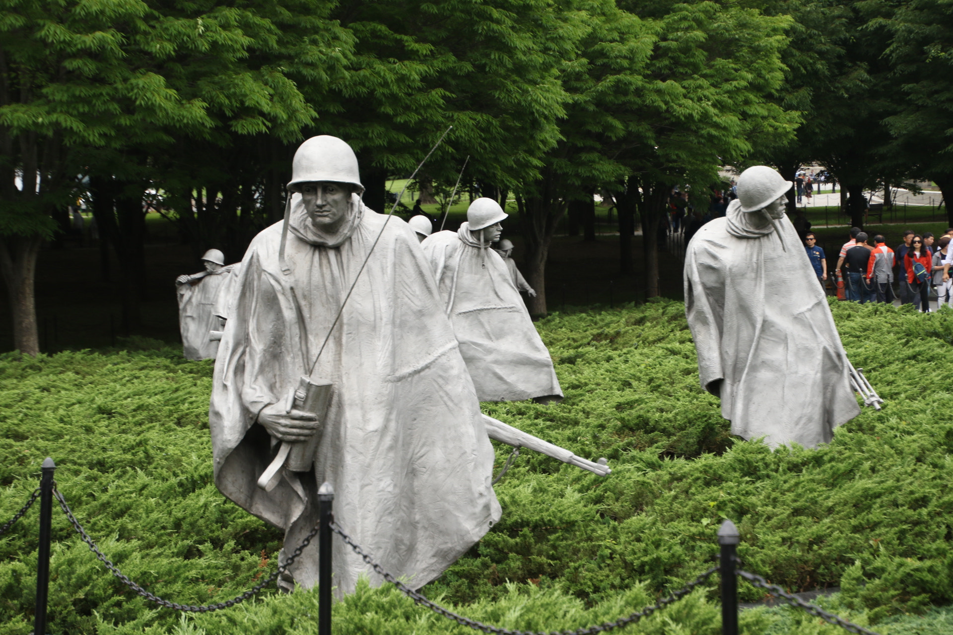 Canon EOS 7D Mark II sample photo. Korean war memorial photography