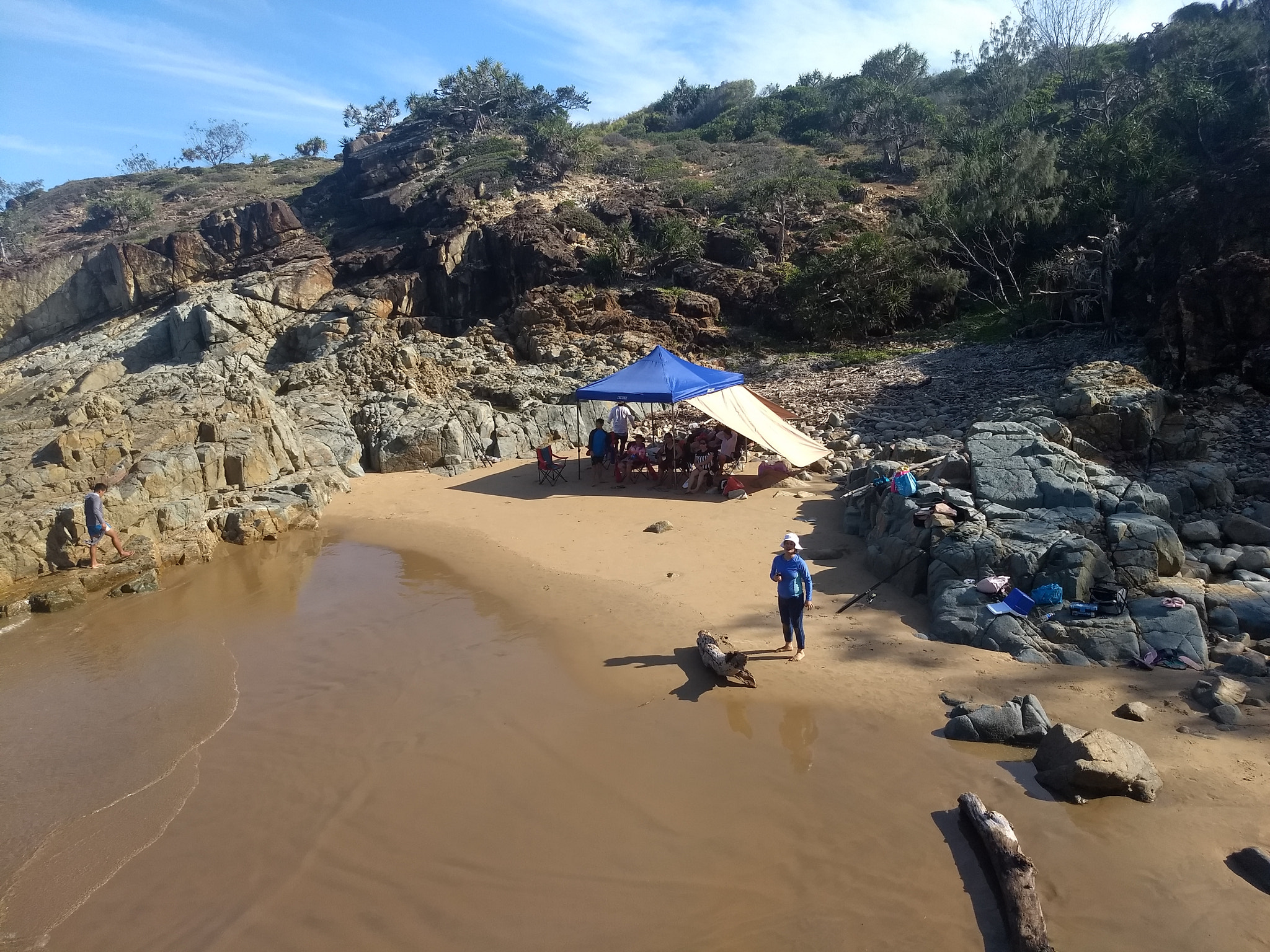 Motorola Moto G (5) Plus sample photo. Wave lookout beach photography