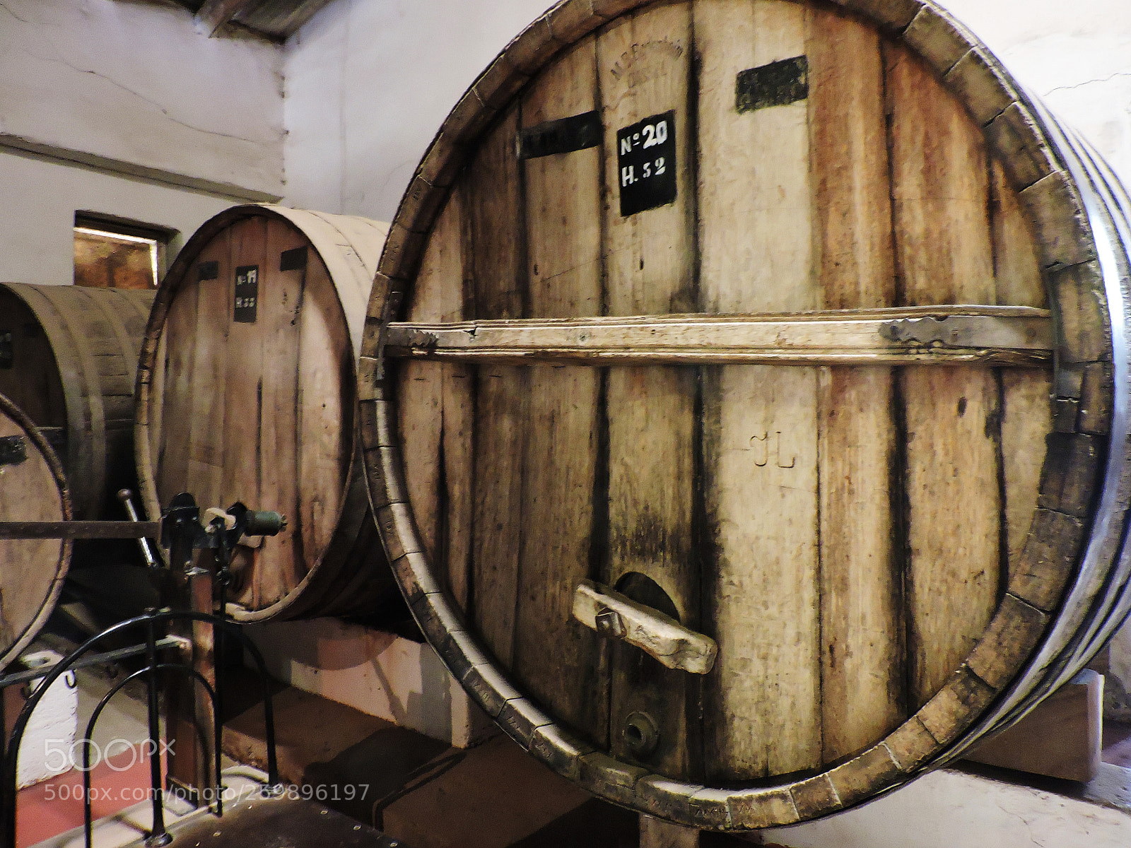 Nikon Coolpix P530 sample photo. Winery barrels photography