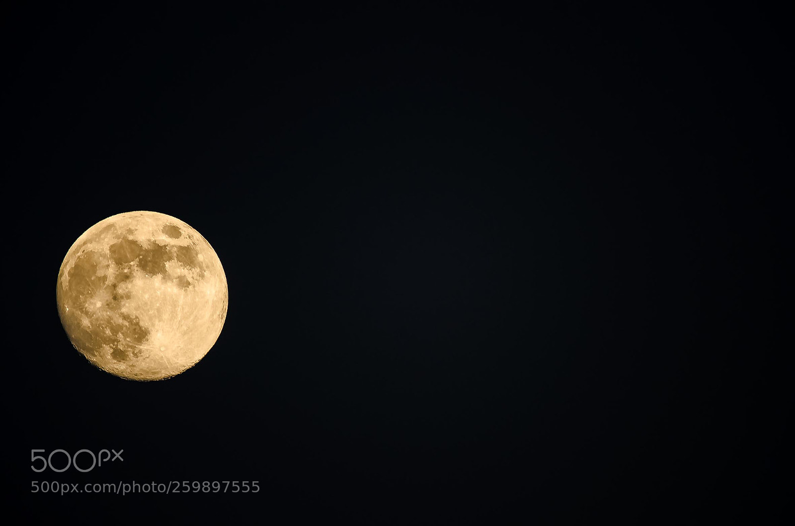 Nikon D5100 sample photo. Full moon photography
