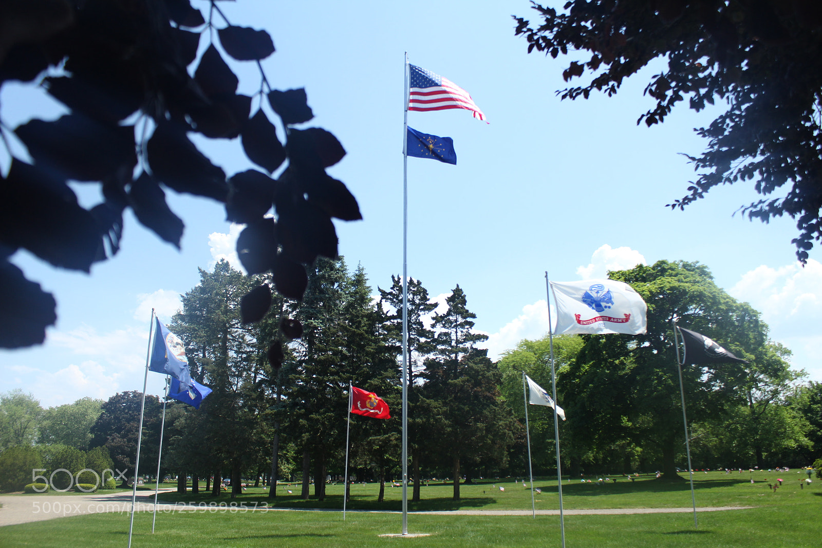 Canon EOS 1200D (EOS Rebel T5 / EOS Kiss X70 / EOS Hi) sample photo. American army flags on photography