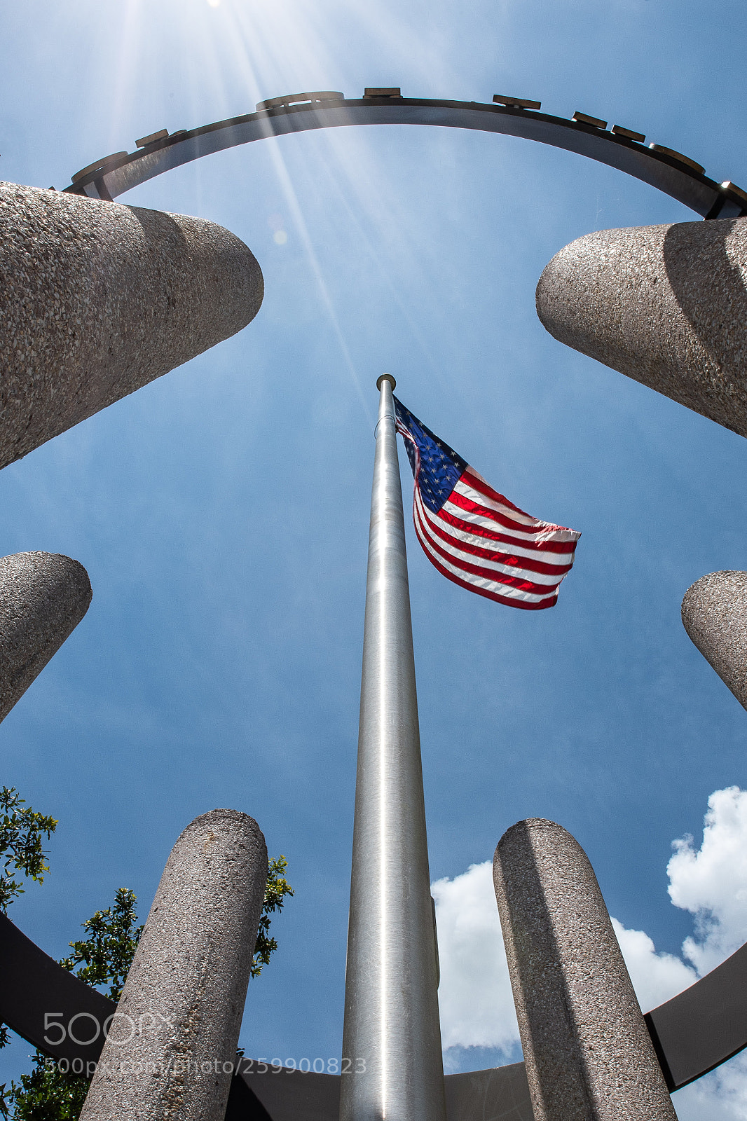 Nikon D750 sample photo. Patriotic perspective photography