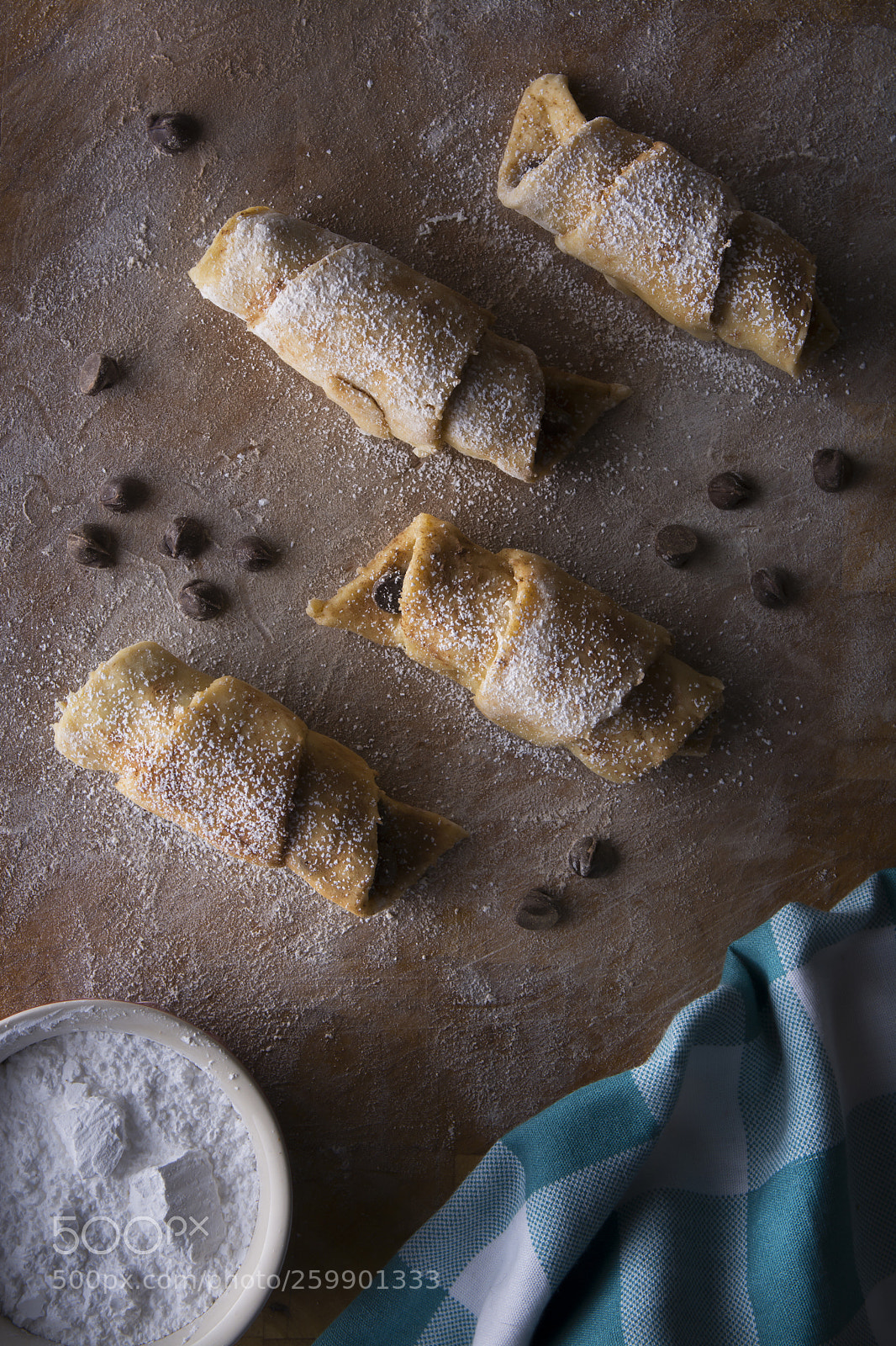 Nikon D7100 sample photo. Chocolate filled croissants being photography