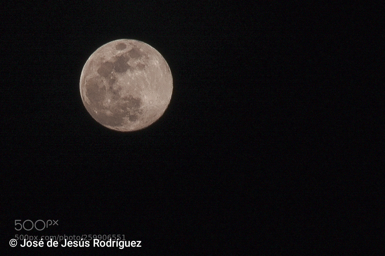 Nikon D7200 sample photo. Tonight's full moon photography