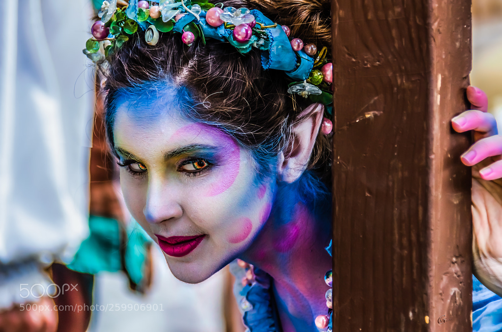 Nikon D7000 sample photo. Blue and pink fairy photography