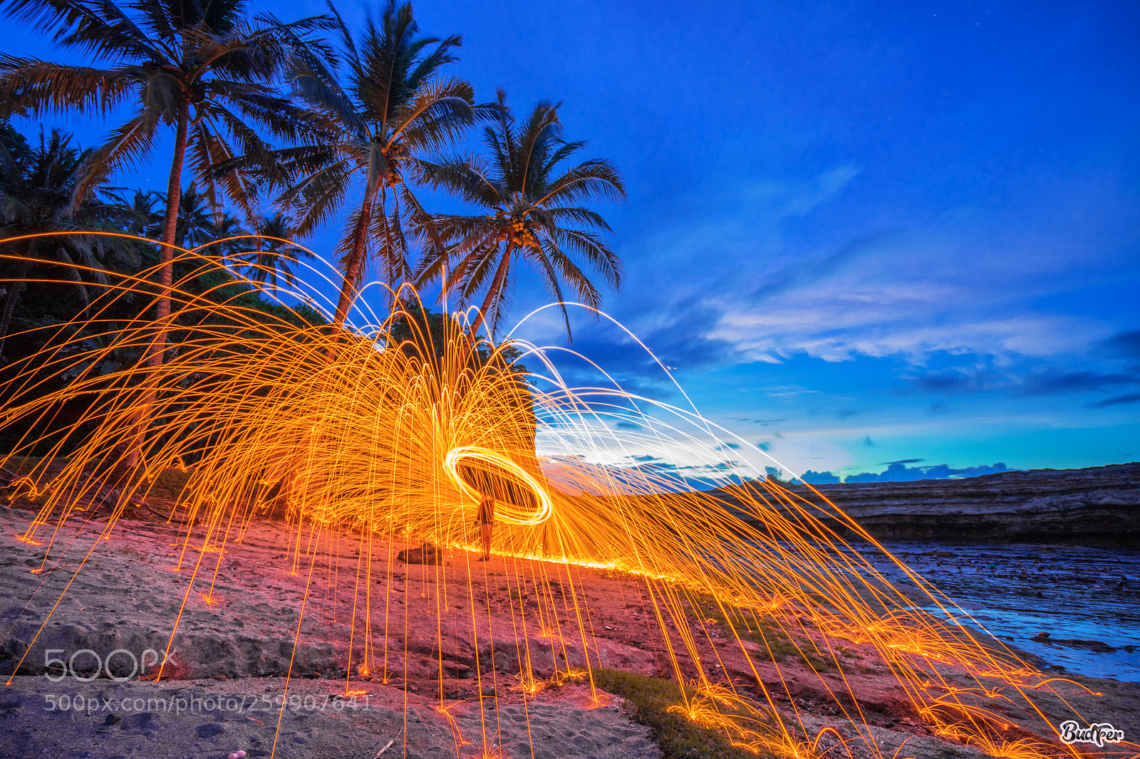 Sony a7 II sample photo. Steel wool photography