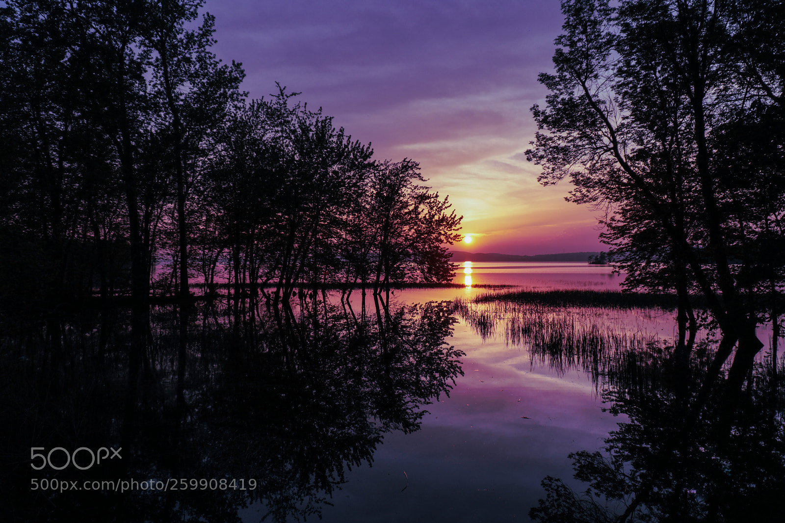 Sony a6300 sample photo. Sunset on the lake photography