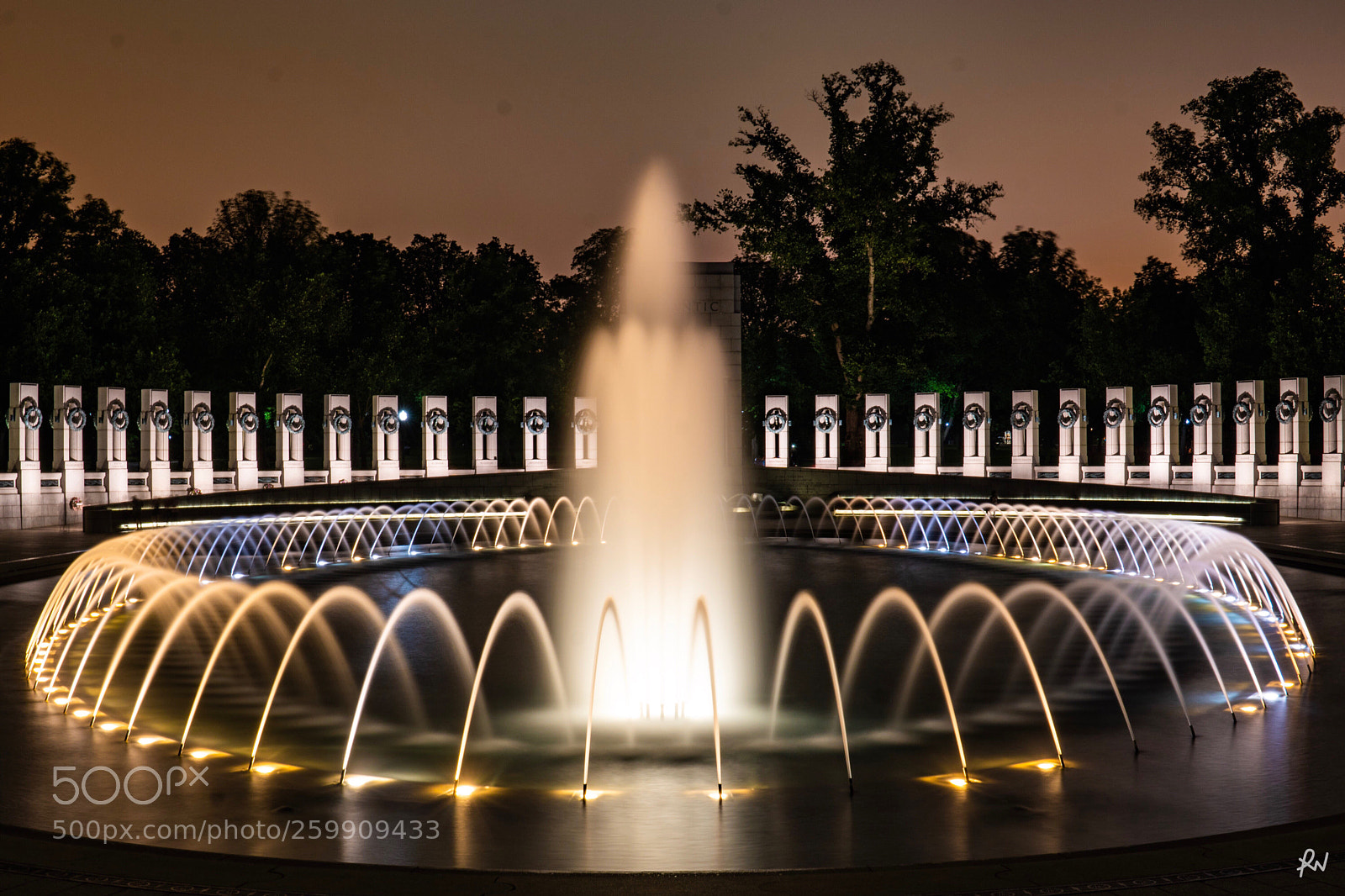 Sony a6300 sample photo. Wwii memorial  photography