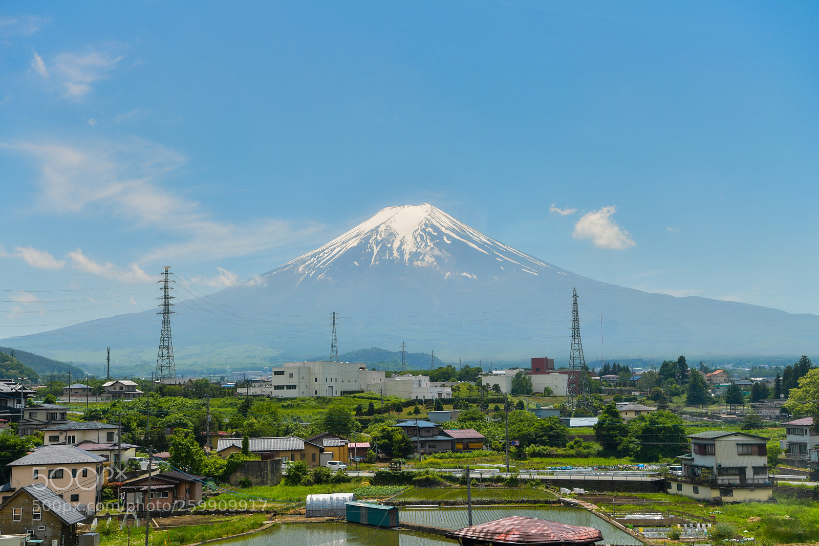 Nikon D5 sample photo. Fuji mountain with blue photography