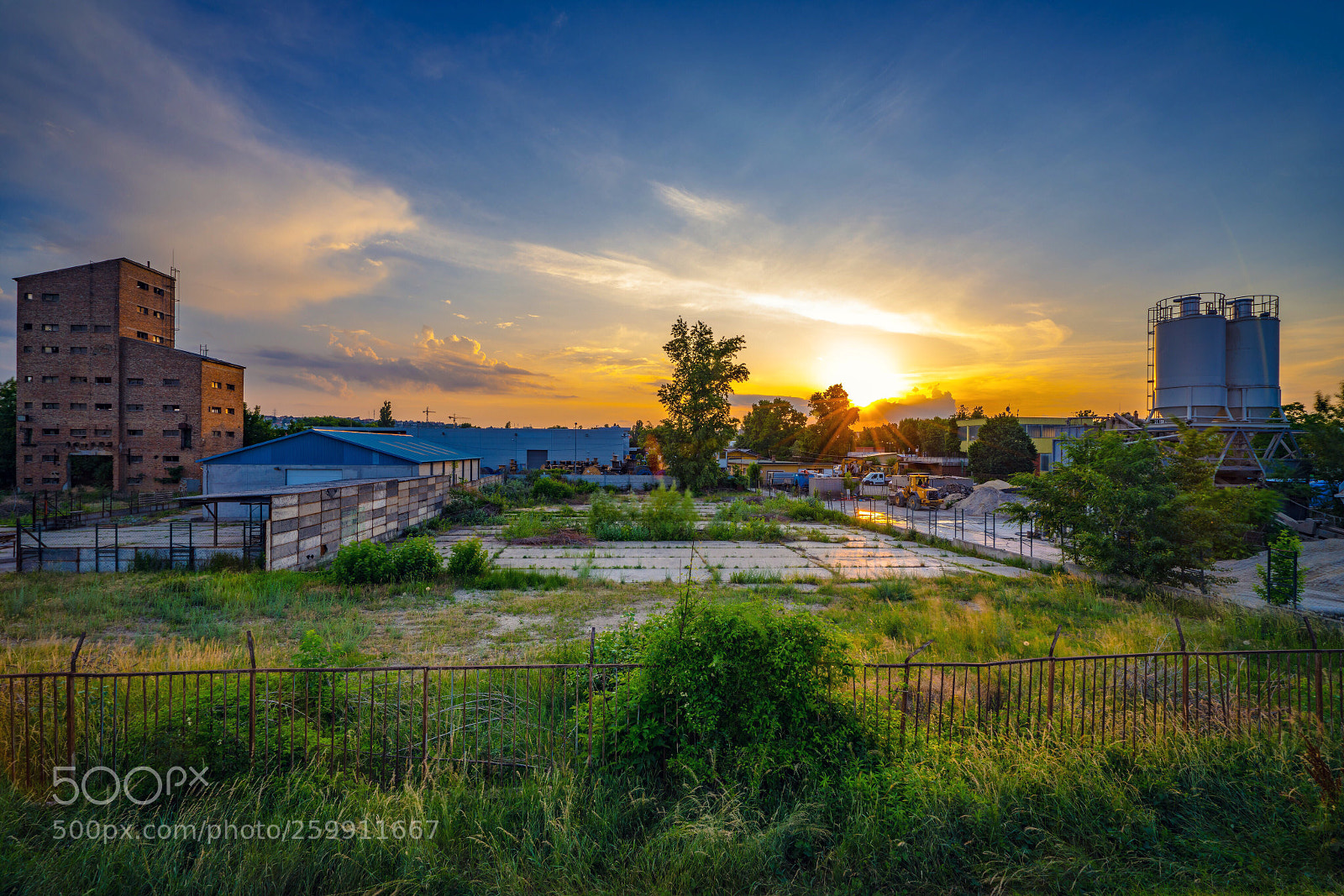 Sony a7R III sample photo. Sunset at the abandoned photography