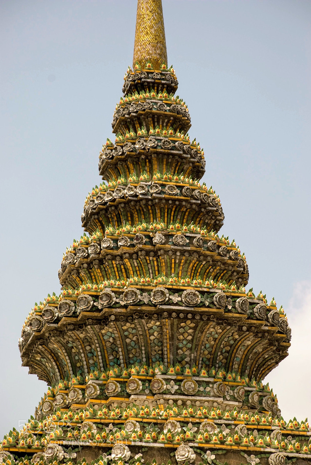 Nikon D80 sample photo. Ornate tower, wat pho photography