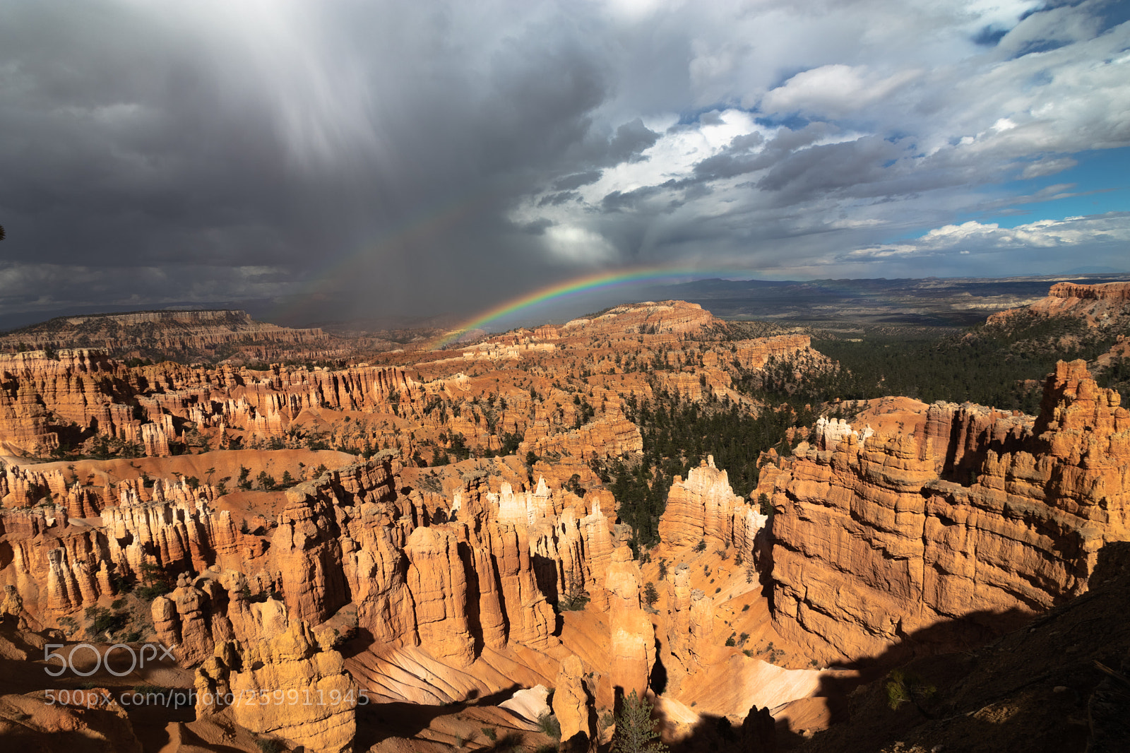 Canon EOS 80D sample photo. Bryce canyon rainbow photography