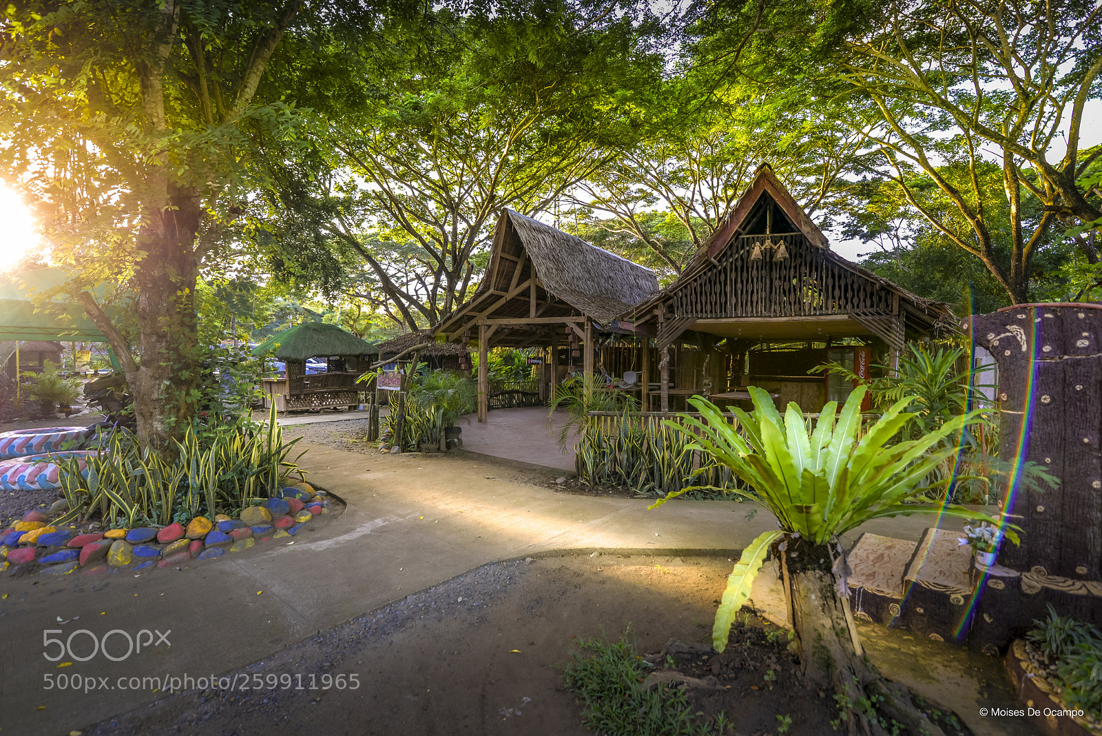 Nikon D610 sample photo. Nipa hut photography