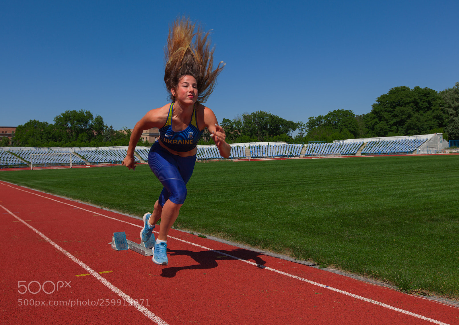 Canon EOS 5D Mark II sample photo. In the stadium photography
