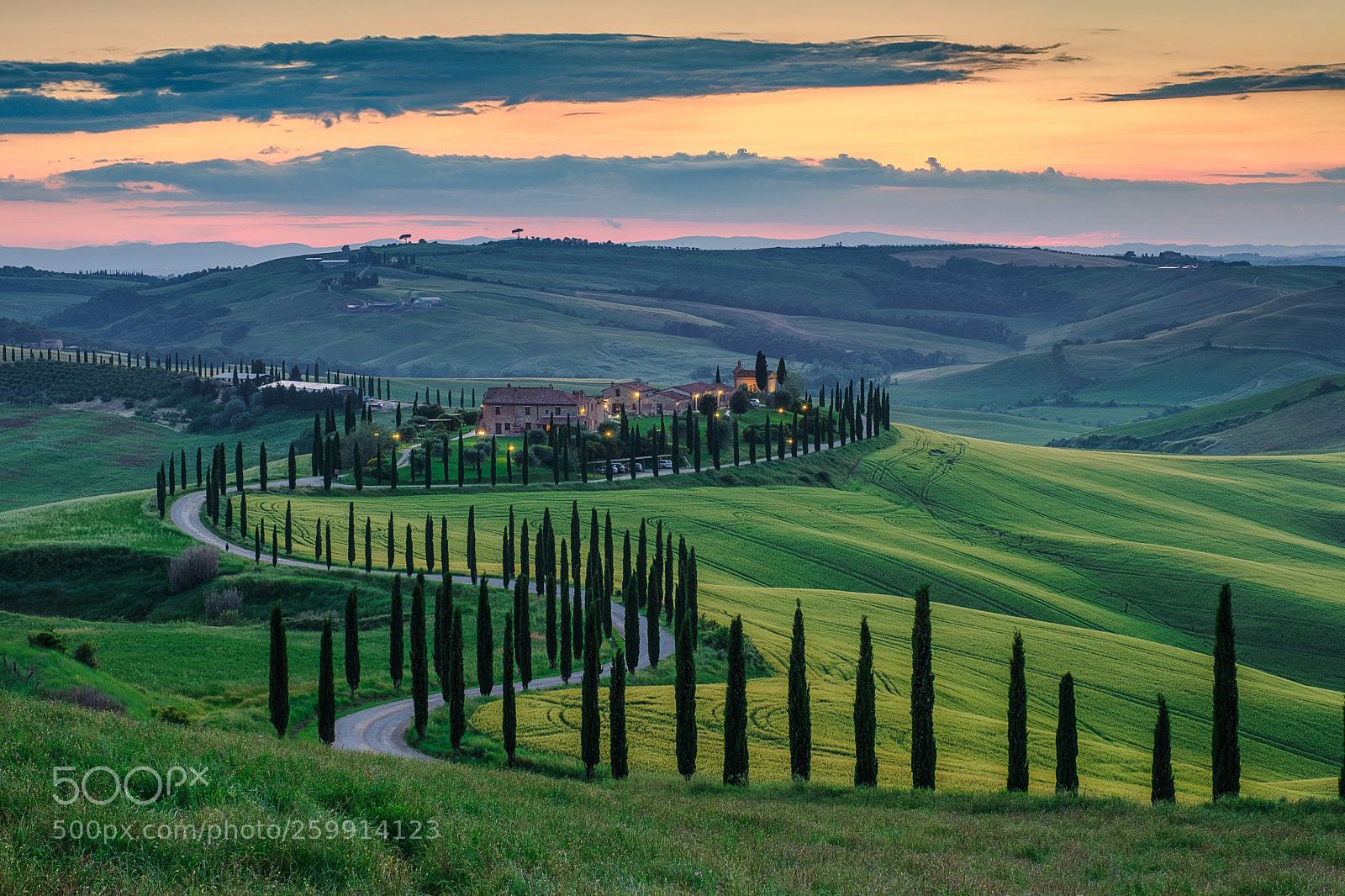 Fujifilm X-H1 sample photo. Sunset over tuscany photography