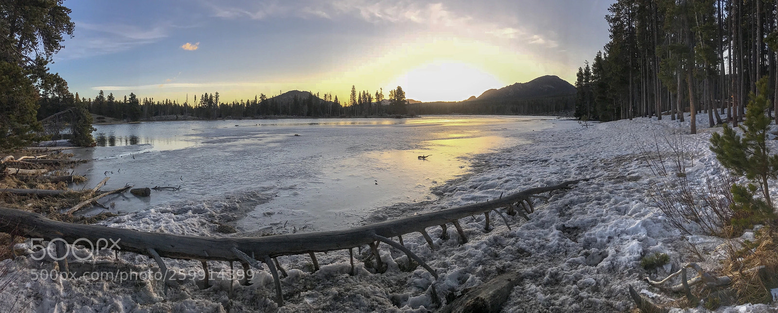 Apple iPhone 7 Plus sample photo. Sunrise @ sprague lake photography