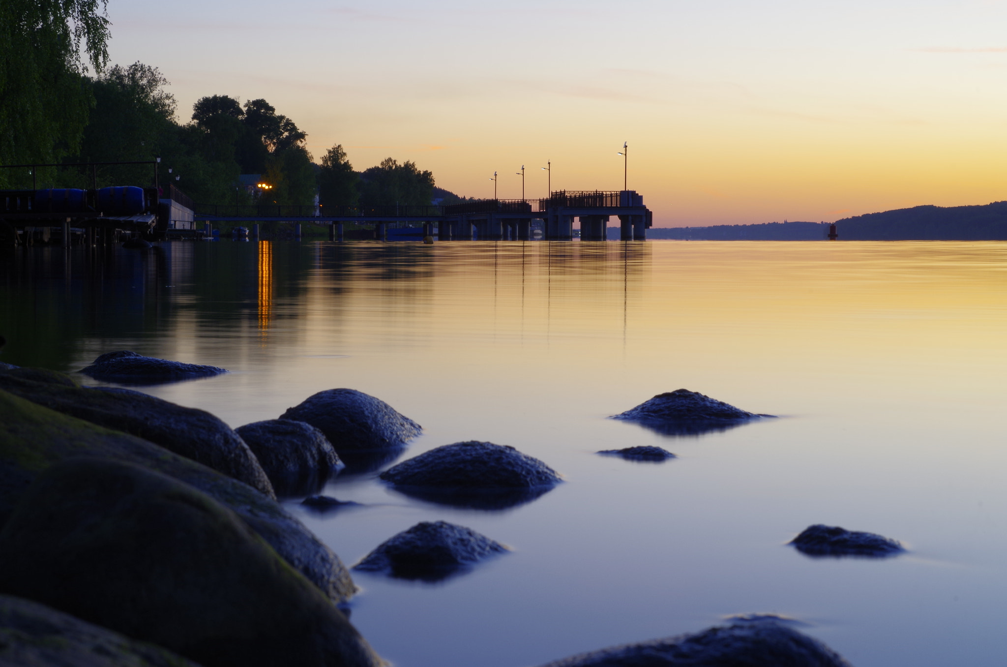 Pentax K-50 + Pentax smc DA 50mm F1.8 sample photo. Ples, evening, sunset, calm... photography