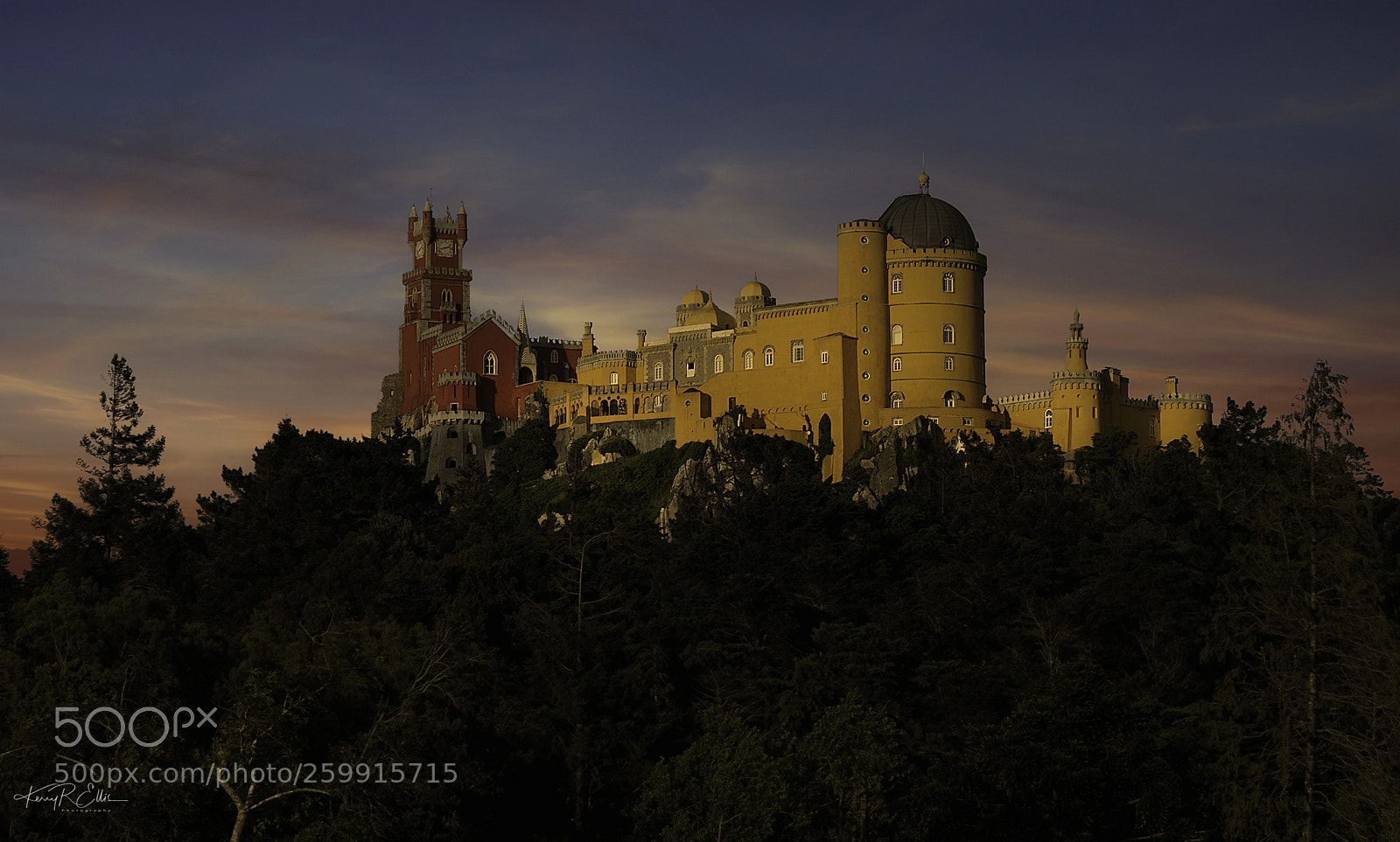 Nikon D810 sample photo. Pena sunset photography