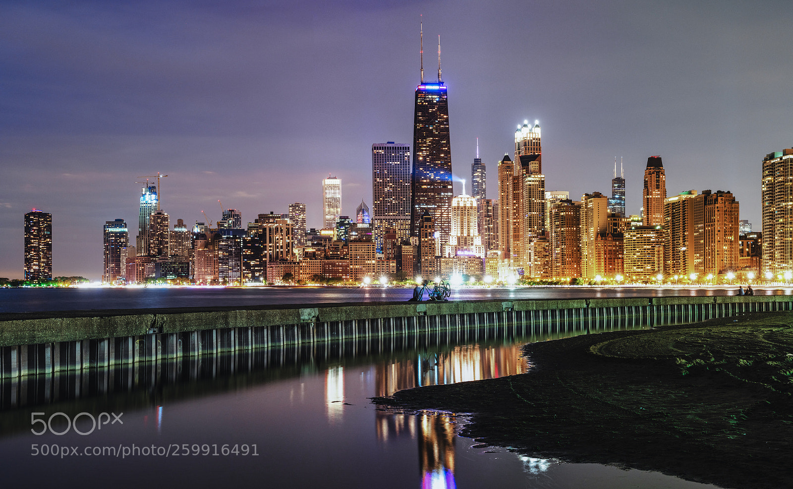 Nikon D850 sample photo. Chicago nightview photography