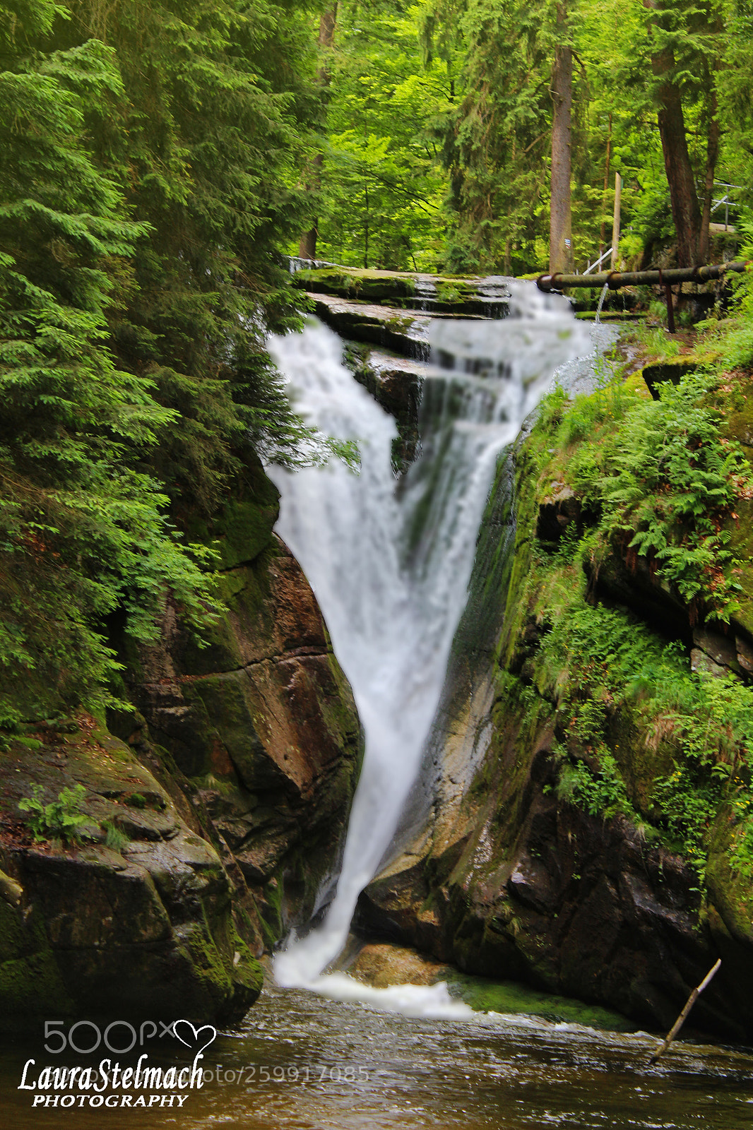 Canon EOS 1200D (EOS Rebel T5 / EOS Kiss X70 / EOS Hi) sample photo. Waterfall szklarki / wodospad szklarki photography