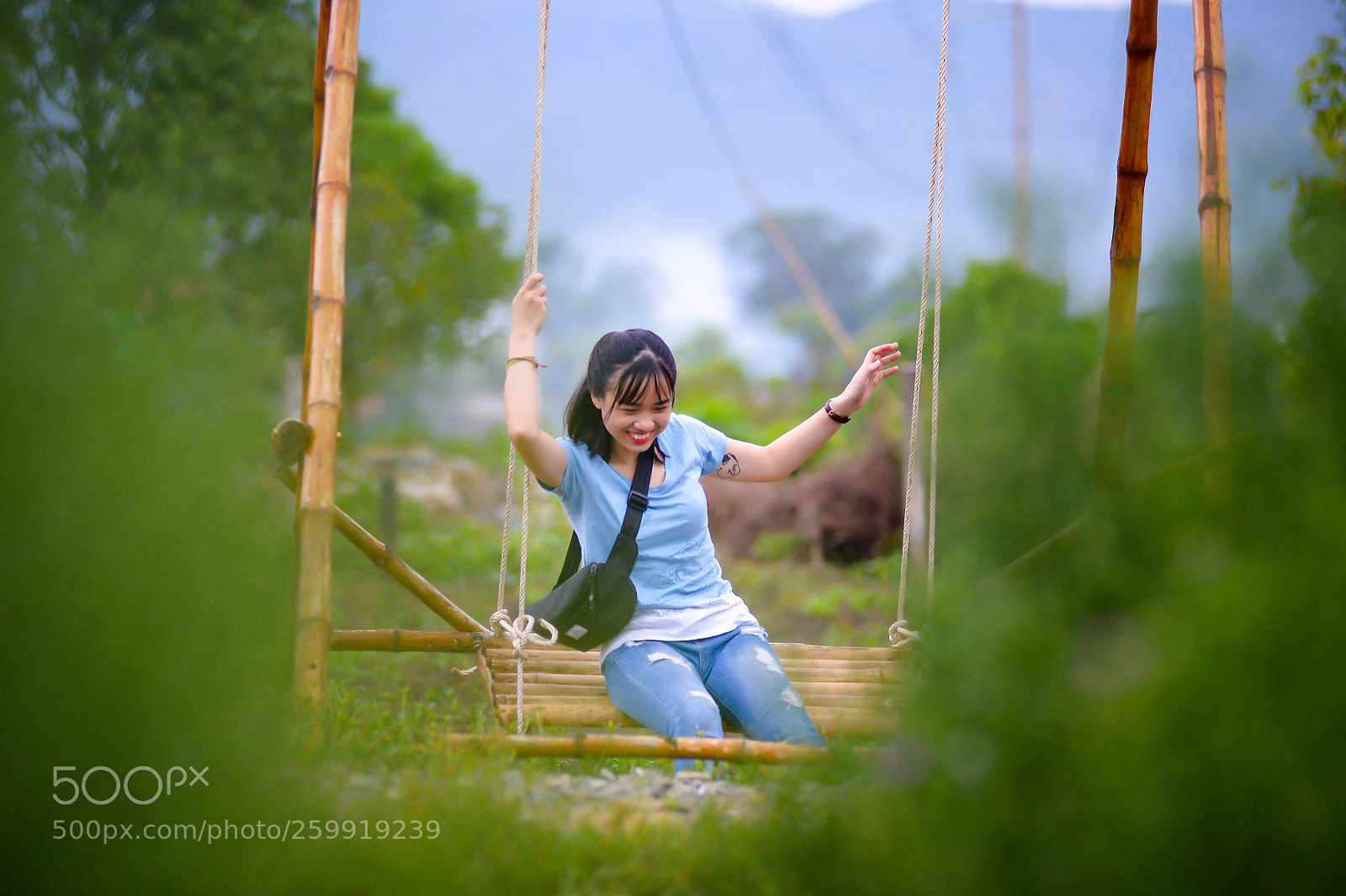 Nikon D800 sample photo. Playing a swing photography