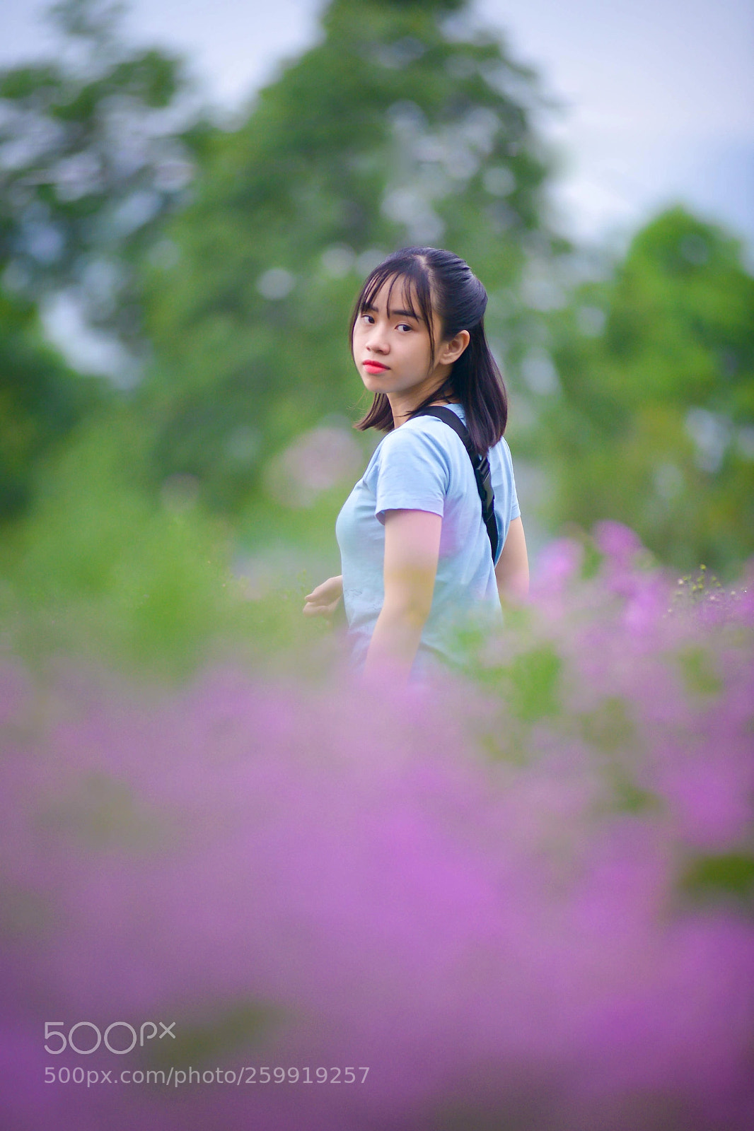 Nikon D800 sample photo. Girl in the flower photography