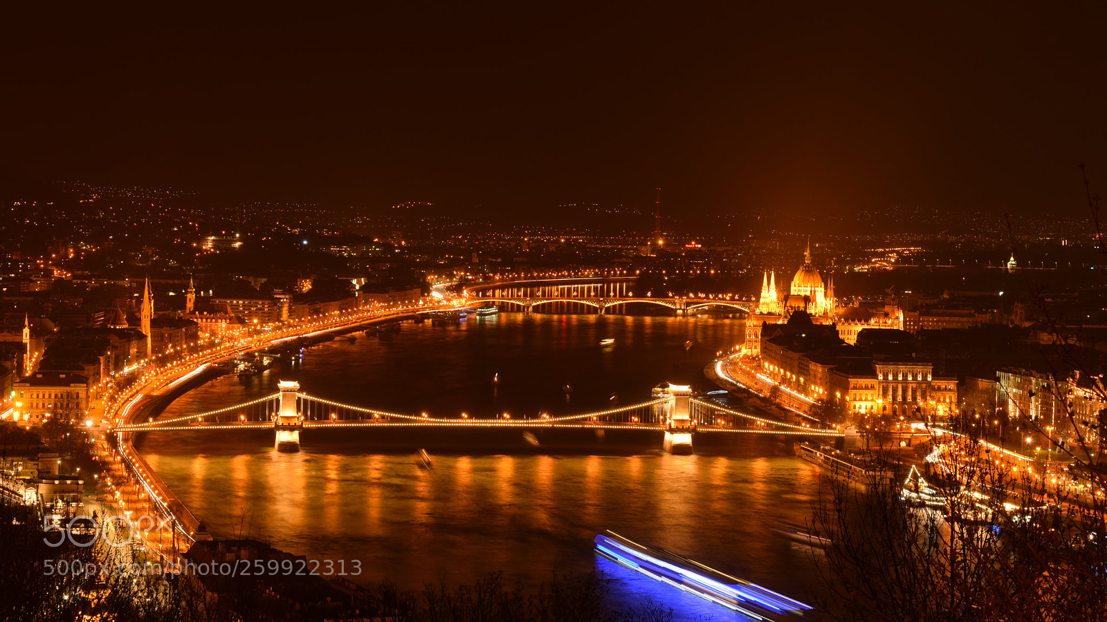 Nikon D3300 sample photo. Budapest de noche photography
