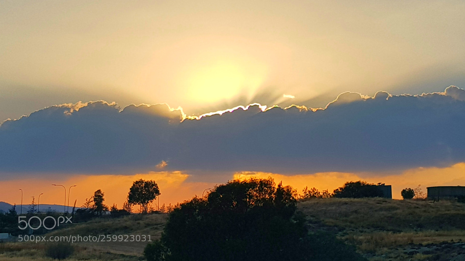 Samsung Galaxy S8 sample photo. Golden sky... photography