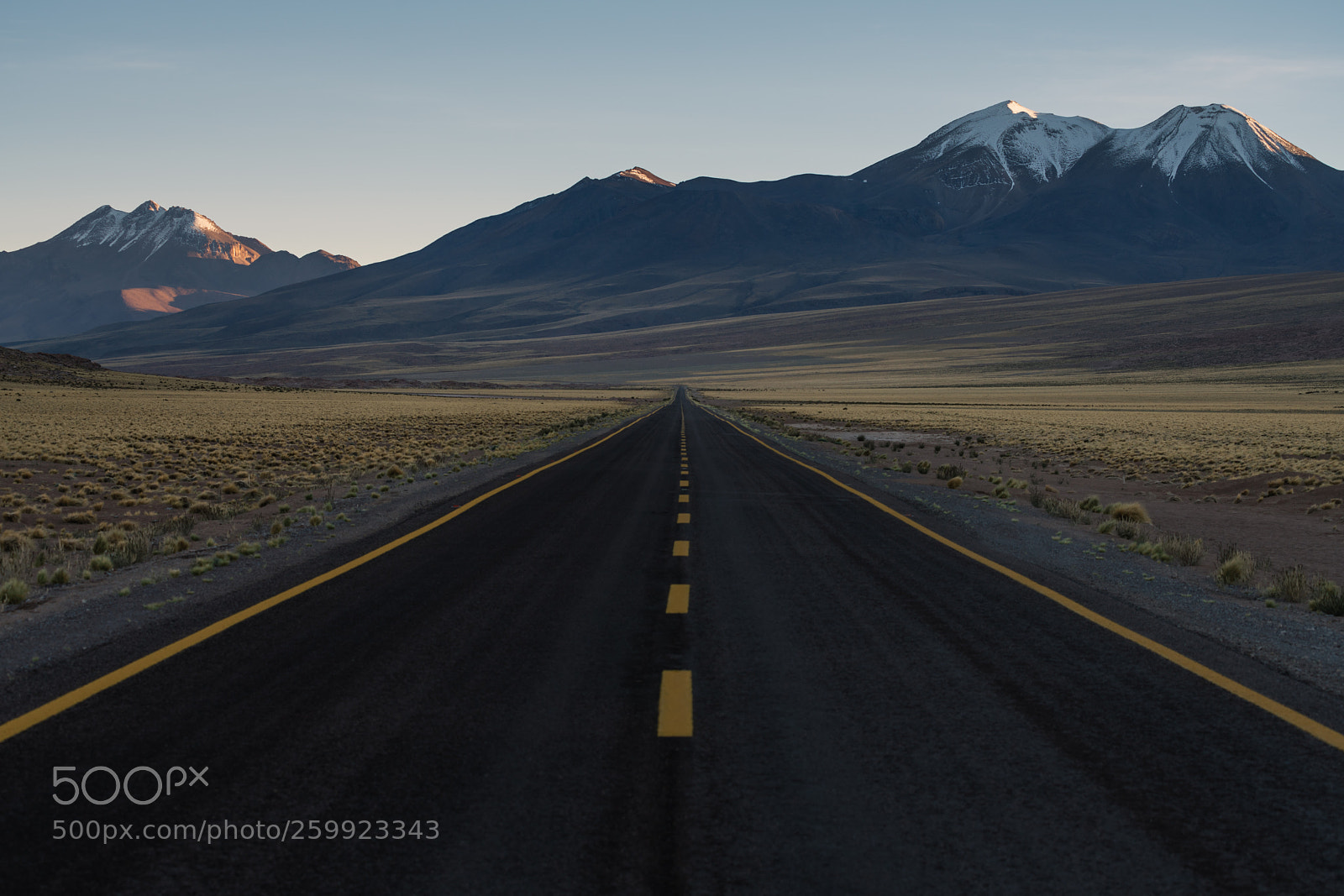 Sony a7R II sample photo. Country road through atacama photography