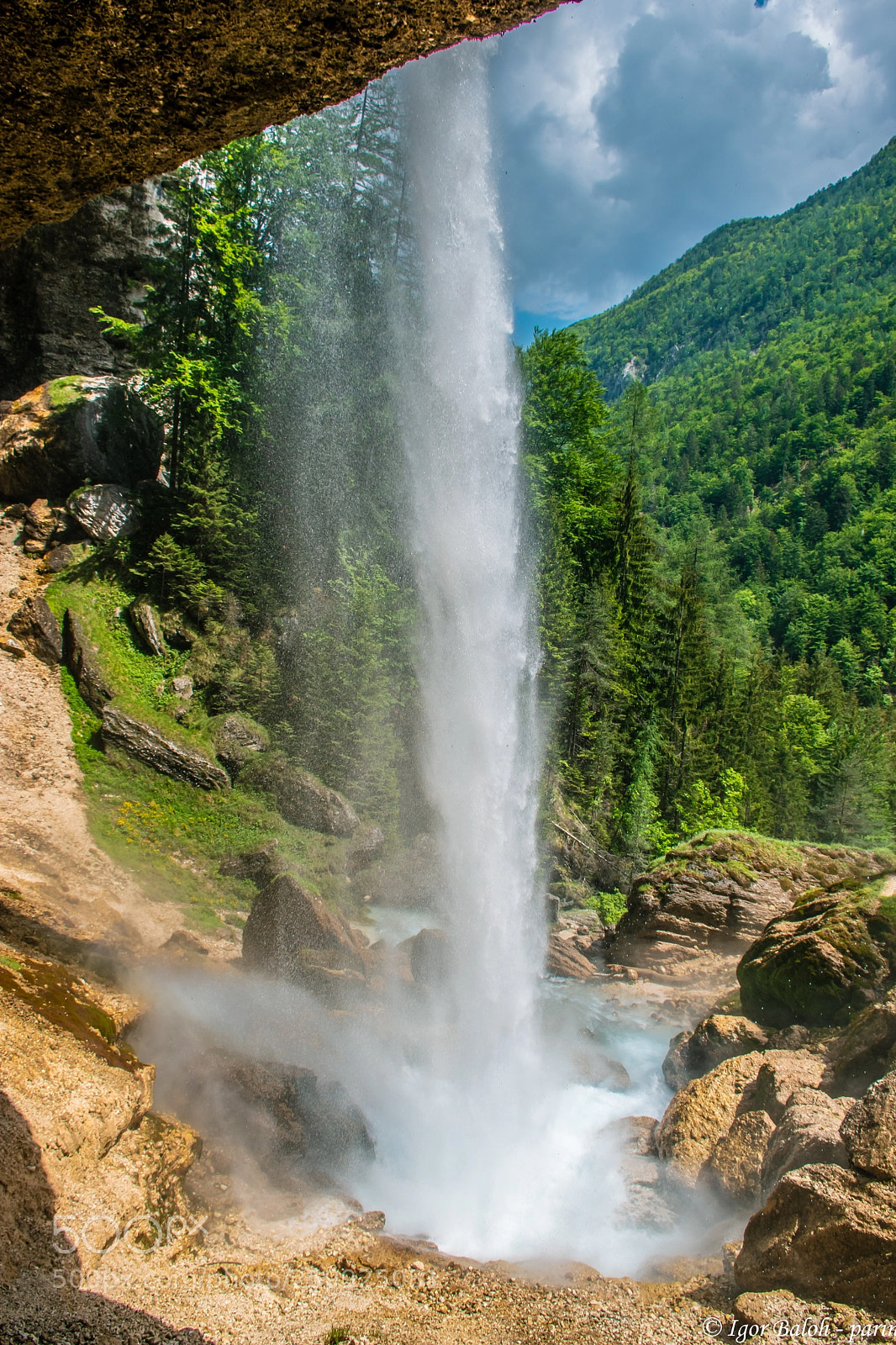 Nikon D5500 sample photo. Waterfall peričnik photography