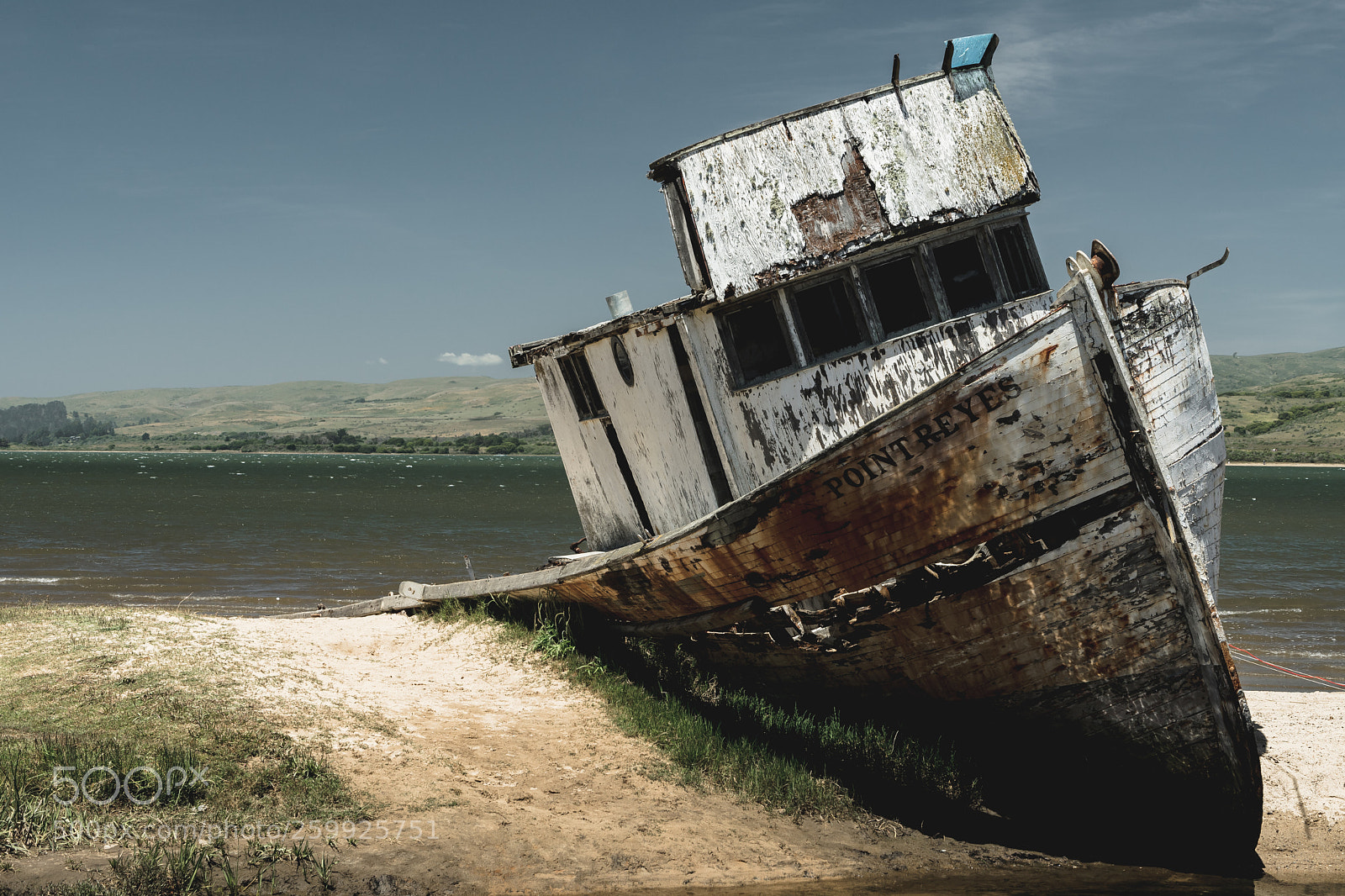 Sony a7 II sample photo. Point reyes shipwreck photography
