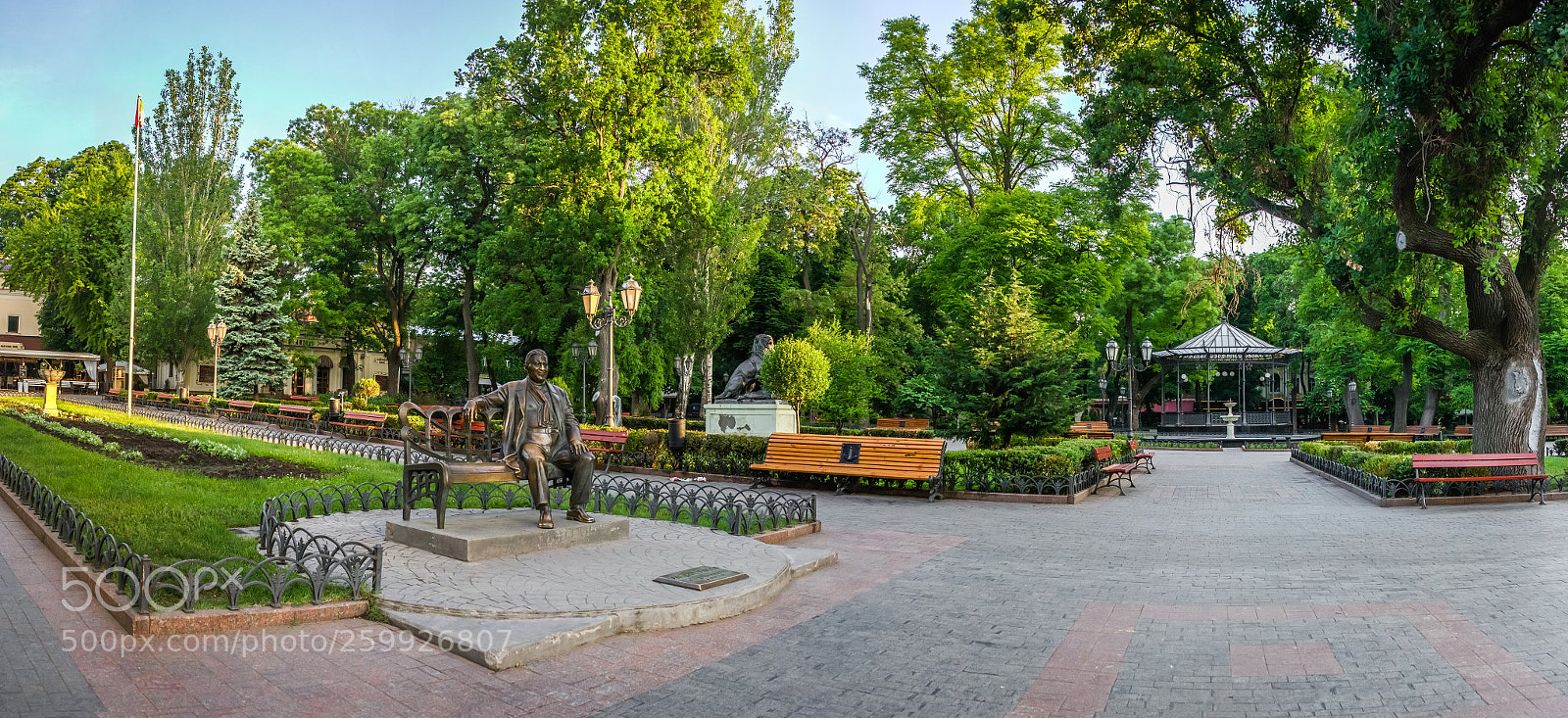 Nikon D610 sample photo. Odessa city garden panorama photography