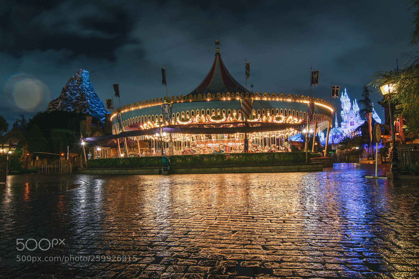 Nikon D5300 sample photo. Rain at disneyland  photography