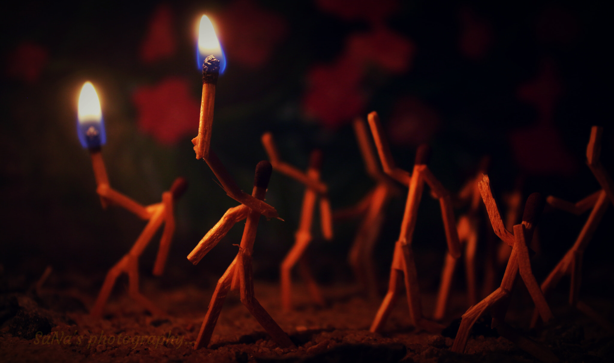 Canon EOS 650D (EOS Rebel T4i / EOS Kiss X6i) sample photo. Matchstick world protest... photography
