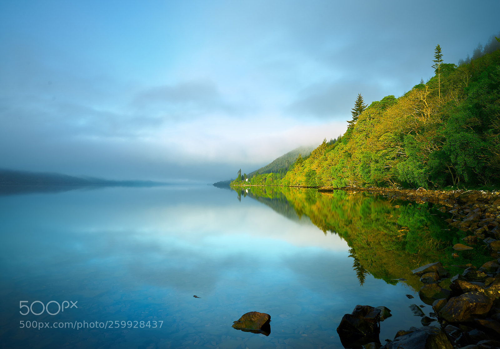 Sony a7 II sample photo. Loch ness mirror photography