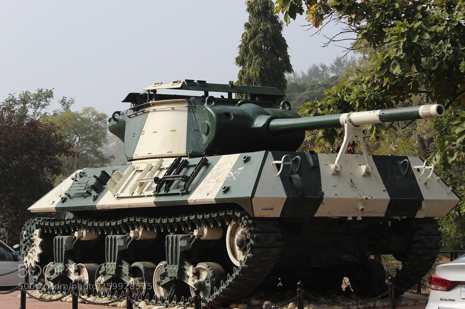 Canon EF-S 55-250mm F4-5.6 IS II sample photo. Patton tank m46 photography