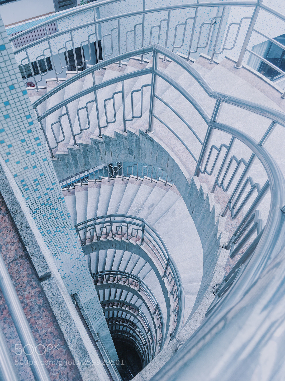 Apple iPhone SE sample photo. Spiral stair photography