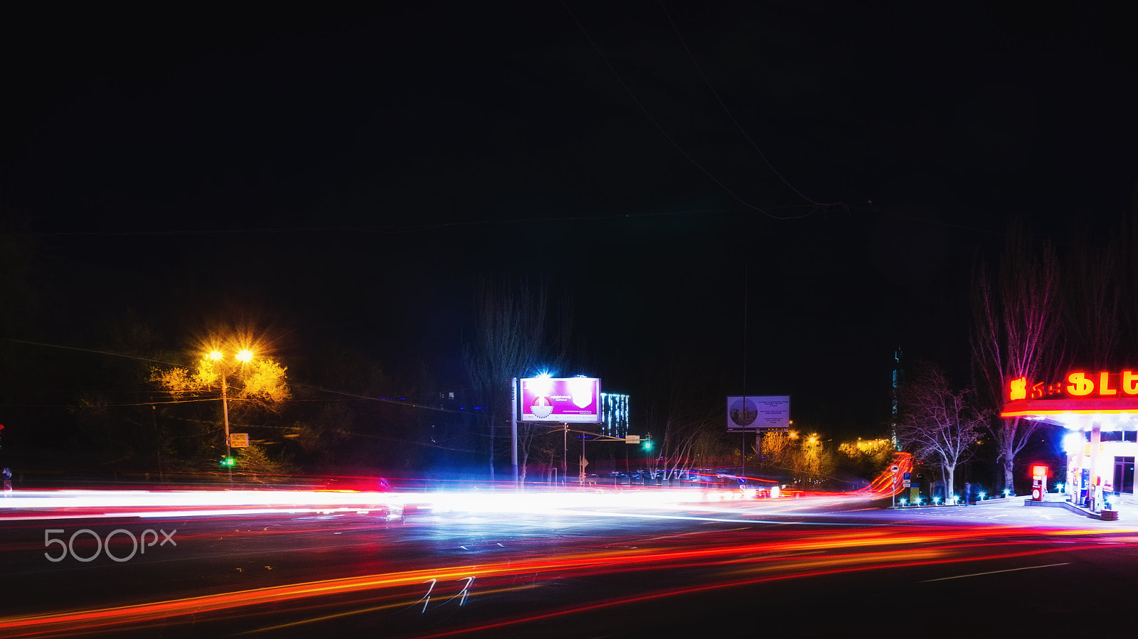 Sony Alpha NEX-5N sample photo. Light trails photography