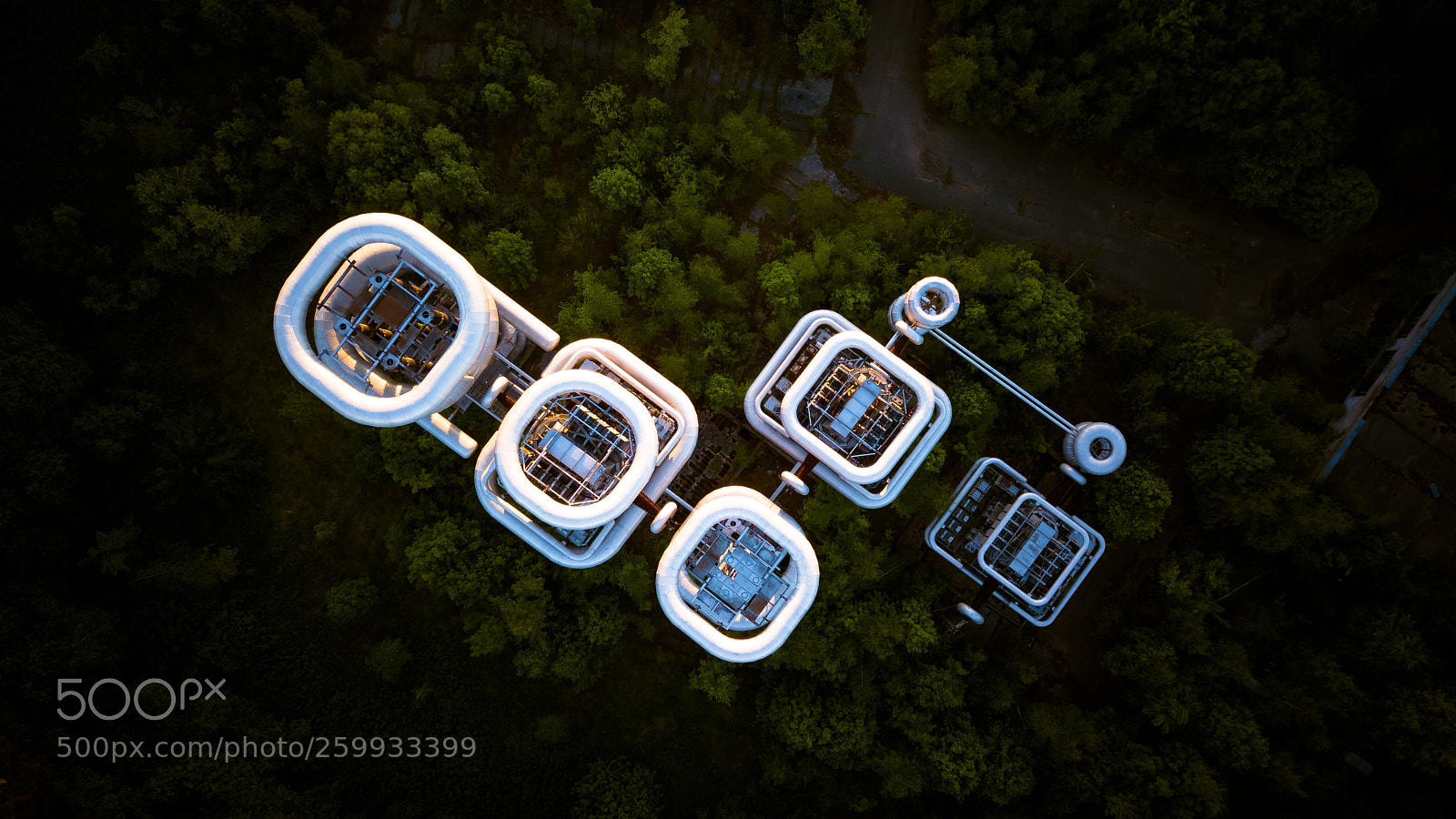 DJI FC220 sample photo. Tesla photography