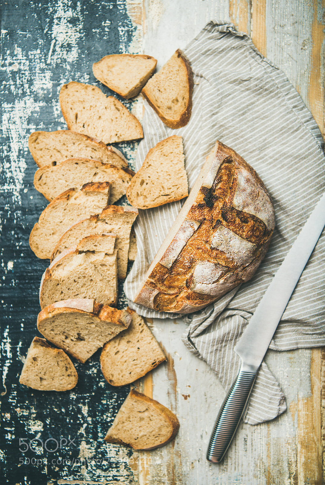 Nikon D610 sample photo. Sourdough wheat bread loaf photography